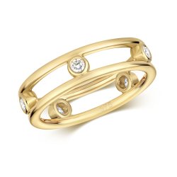 Diamond Ring In 9ct Gold 
