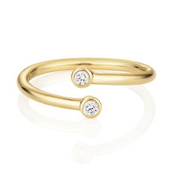 Diamond Ring In 9ct Gold 