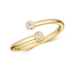 Diamond Ring In 9ct Gold 
