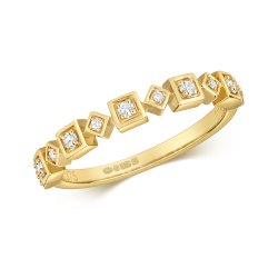 Diamond Ring In 9ct Gold 