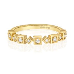 Diamond Ring In 9ct Gold 