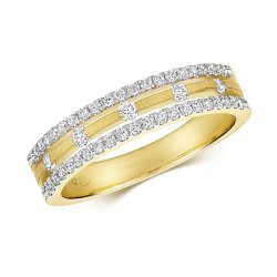 Diamond Ring In 9ct Gold 