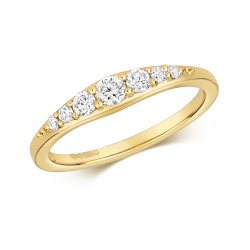 Diamond Ring In 9ct Gold 