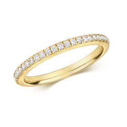 Diamond Eternity Ring In 9ct Gold 