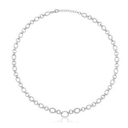 Silver & Co Cz Chain Necklet SNG0024