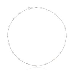 Silver & Co Pearl Necklet SNG0029