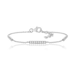 Silver & Co Fine Bar Braclet SBG0048