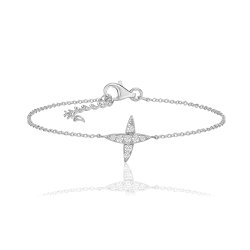 Silver & Co Fine X Braclet SBG0062