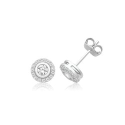 Silver Cz Studs 