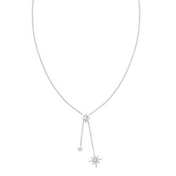 Silver & Co Northern Star Drop Necklet SNG0002