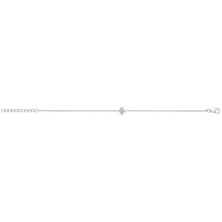 Silver Ladies' Fine Cz Bracelet 