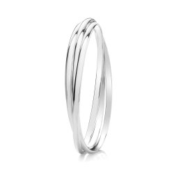 Silver Russian Bangle 