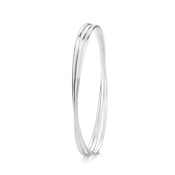 Silver Russian Bangle 