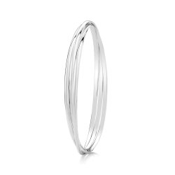 Silver Russian Bangle 