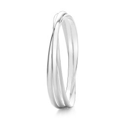 Silver Russian Bangle 