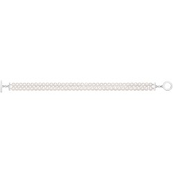 Silver Shell Pearl Bracelet 