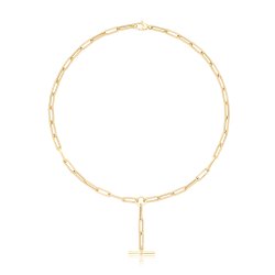 9ct Gold Hollow Necklace 