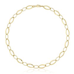 9ct Gold Hollow Necklace 