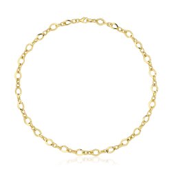 9ct Gold Hollow Necklace 