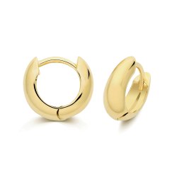 9ct Yel Gold Huggies 