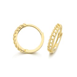 9ct Yel Gold Huggies 