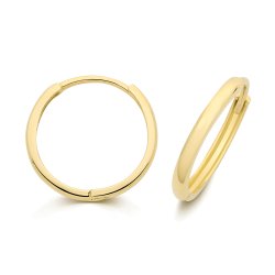 9ct Yel Gold Huggies 