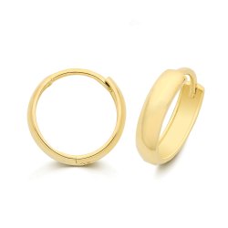 9ct Yel Gold Huggies 
