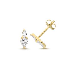 9ct Yel Gold Cz Studs 