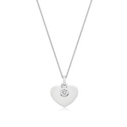 Silver & Co Fine Heart Pendant SPG0085