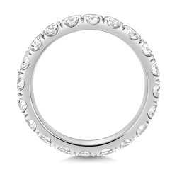 Lab Grown Diamond Set Wedding Ring In Platinum 