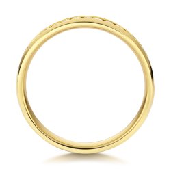 Lab Grown Diamond Set Wedding Ring In 9ct Gold 