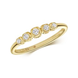 Diamond Ring In 9ct Gold 