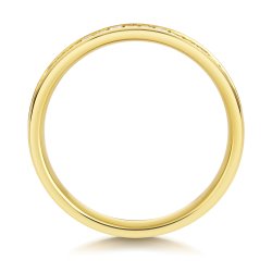 Lab Grown Diamond Set Wedding Ring In 9ct Gold 