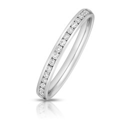 Lab Grown Diamond Set Wedding Ring In Platinum 