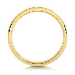 Lab Grown Diamond Set Wedding Ring In 18ct Gold 