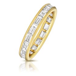 Lab Grown Diamond Set Wedding Ring In 9ct Gold 