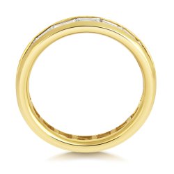 Lab Grown Diamond Set Wedding Ring In 9ct Gold 
