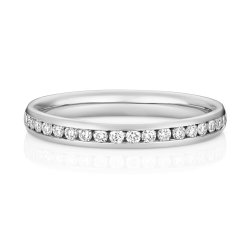 Lab Grown Diamond Set Wedding Ring In Platinum 