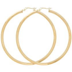 9ct Gold Hoops ER998-