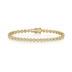 Lab Grown Diamond Bracelet  In 18ct Gold 