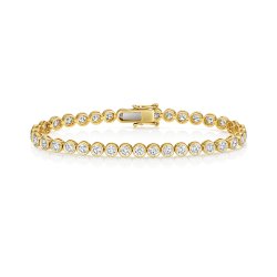 Lab Grown Diamond Bracelet  In 18ct Gold 