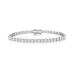 Lab Grown Diamond Bracelet  In 18ct White Gold 