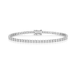 Lab Grown Diamond Bracelet  In 18ct White Gold 