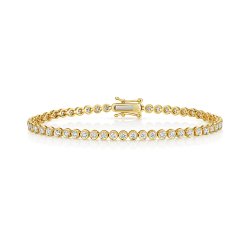 Lab Grown Diamond Bracelet  In 18ct Gold 
