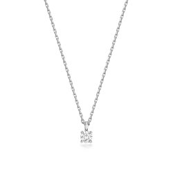 Lab Grown Diamond Necklace In 9ct White Gold 