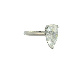 Lab Diamond 5.17ct FVS1 Grade set in Platinum Size M
