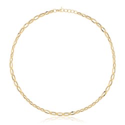 9ct Gold Hollow Necklace 