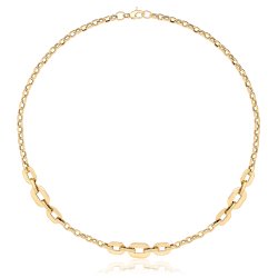 9ct Gold Hollow Necklace 