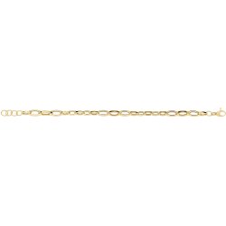 9ct Gold Hollow Bracelet 