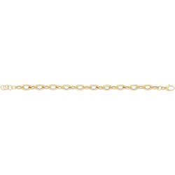 9ct Gold Hollow Bracelet 